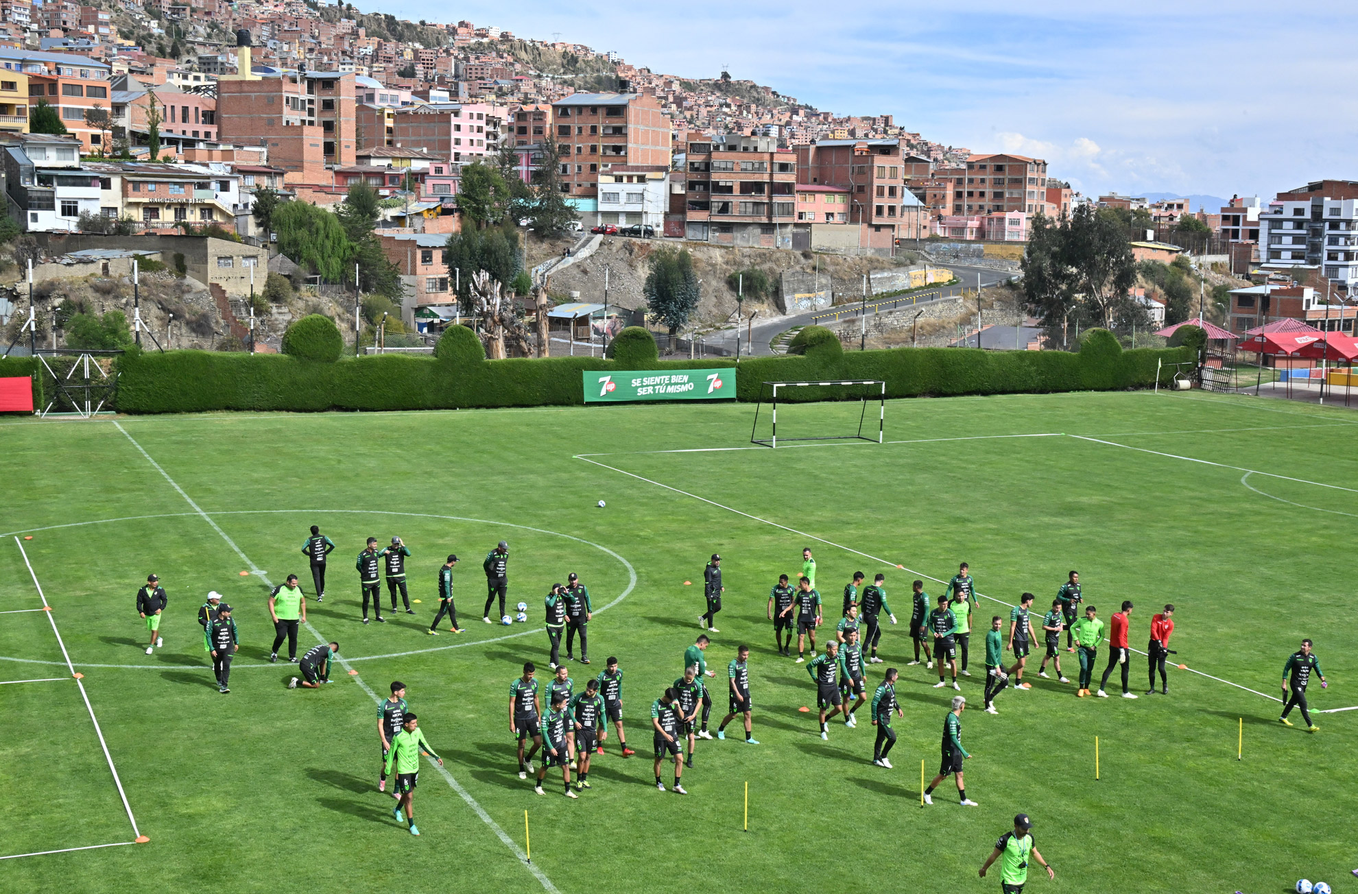 Entrenadores en formación en Bolivia